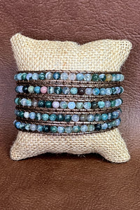 Jen Wrap Bracelet India Agate