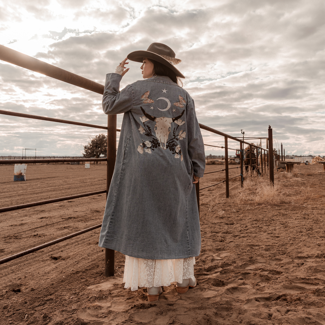 Celestial Range Denim Coat