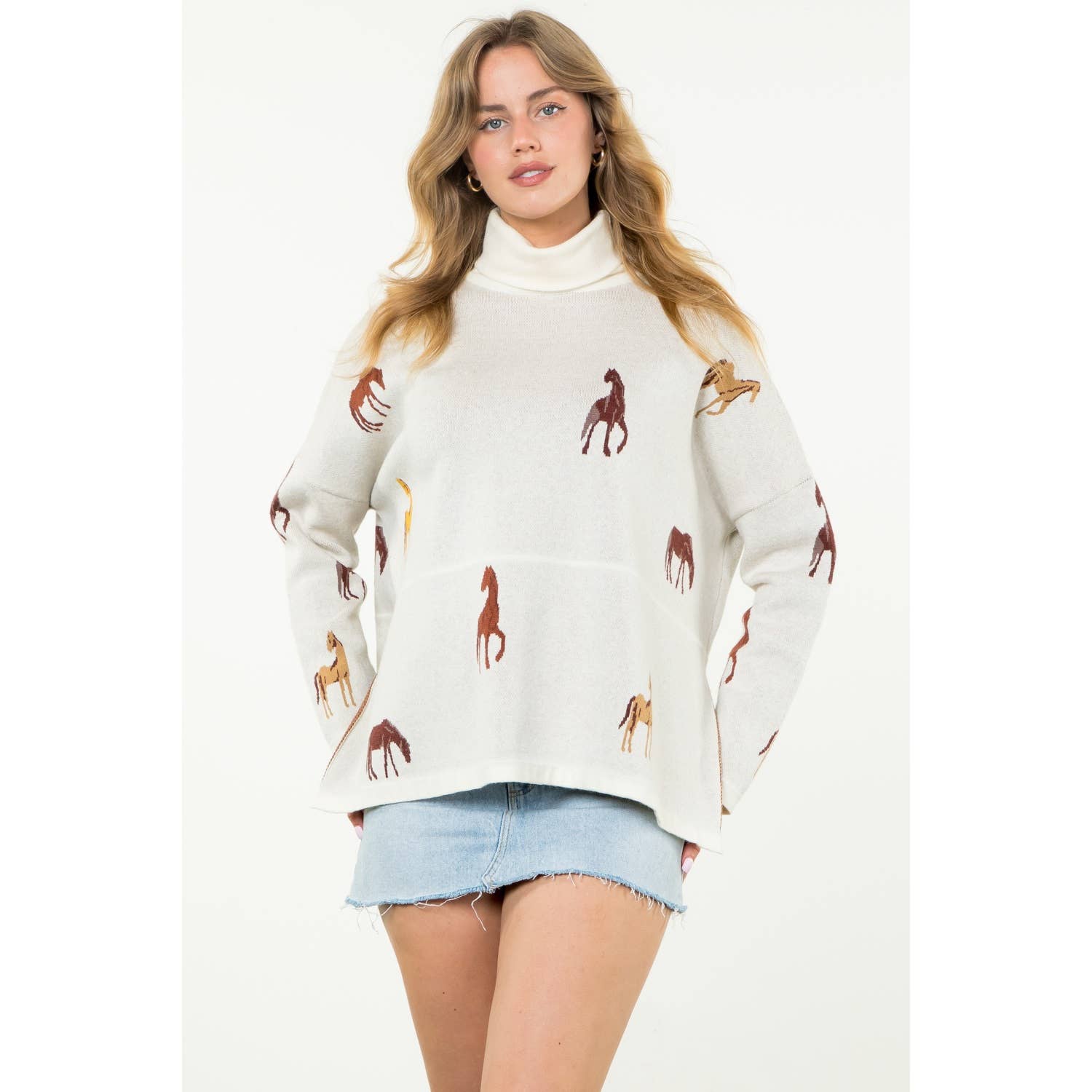 Heritage Herd Sweater, Ivory