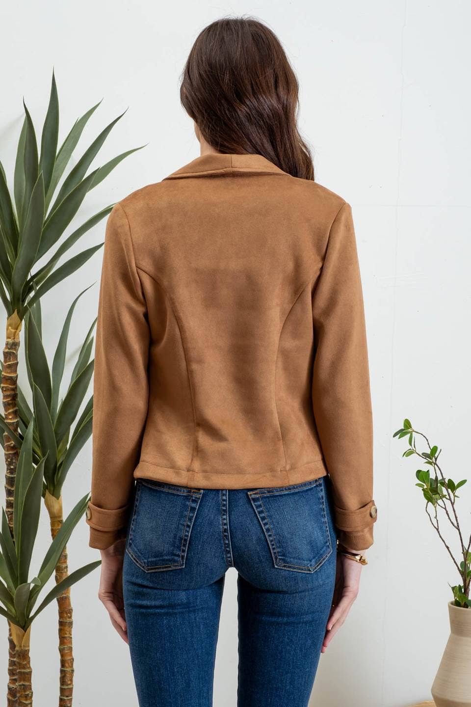 Faye Faux Suede Jacket