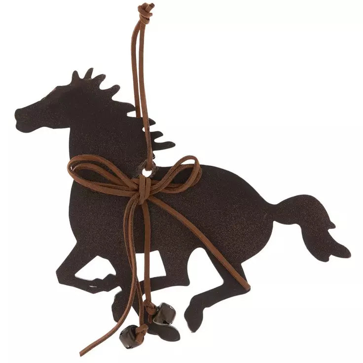 Running Horse With Bells Ornament