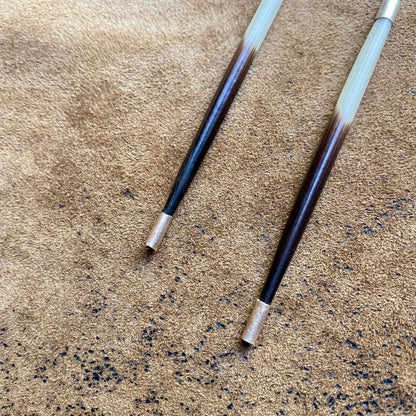 Porcupine Quill &amp; Turquoise Earrings, with Silver Earwires: Turquoise &amp; Silver