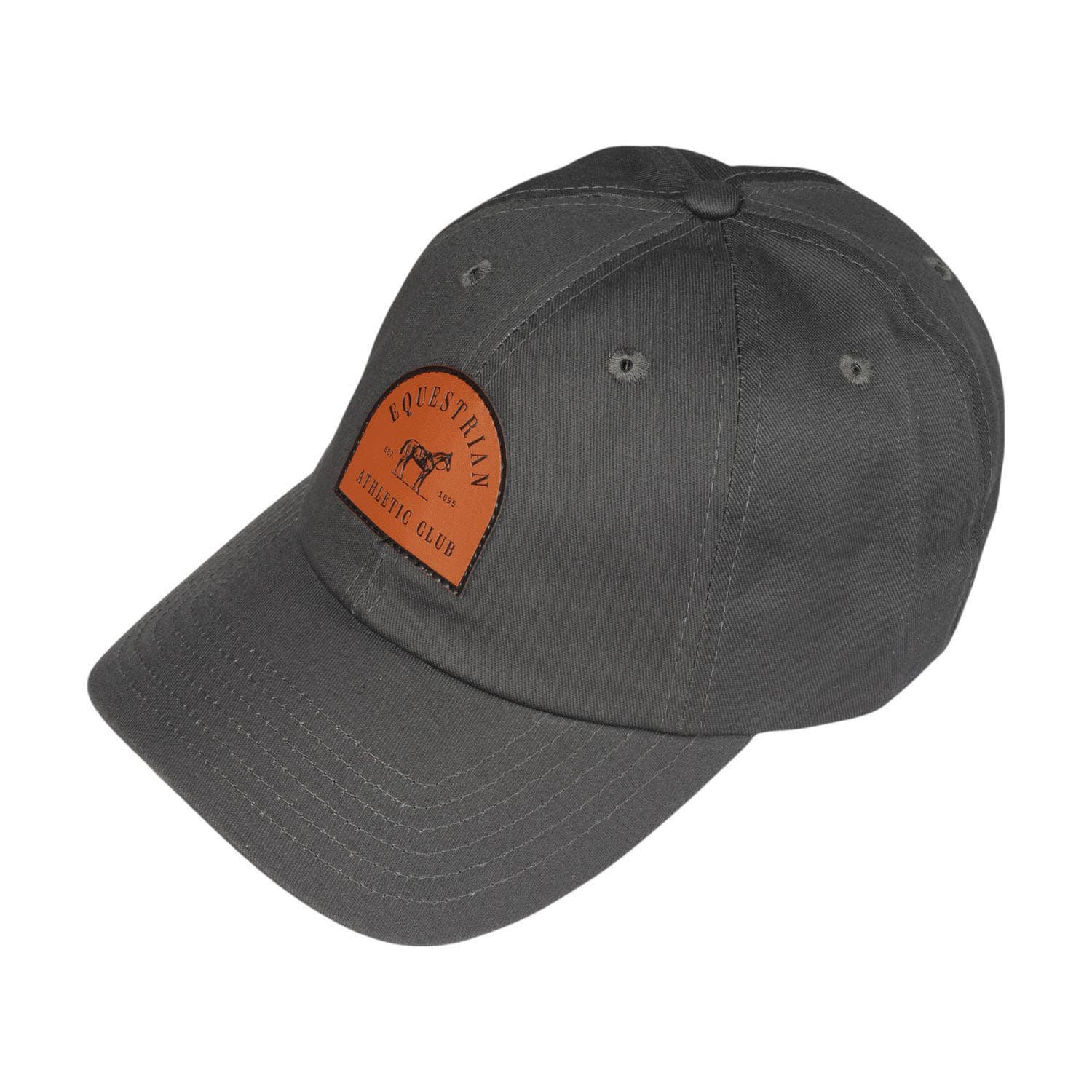 Equestrian Athletic Club Hat, Charcoal Grey
