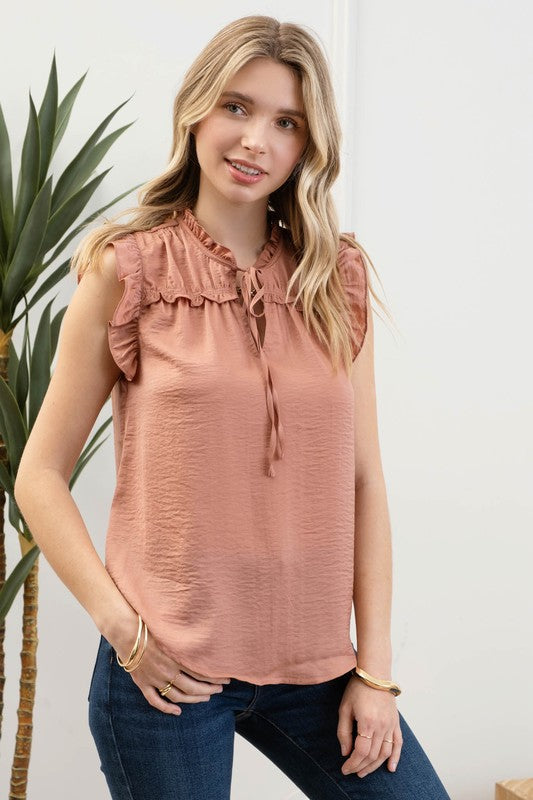 Serena Ruffle Top