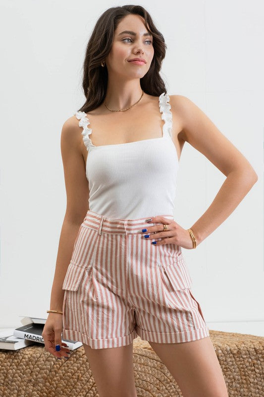 Sienna Striped Shorts