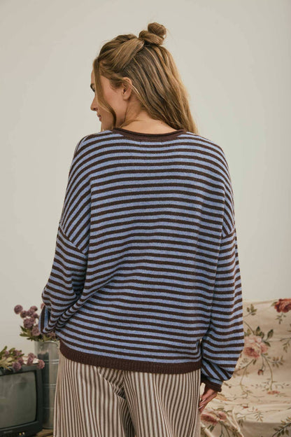 The Stockyard Stripe Henley