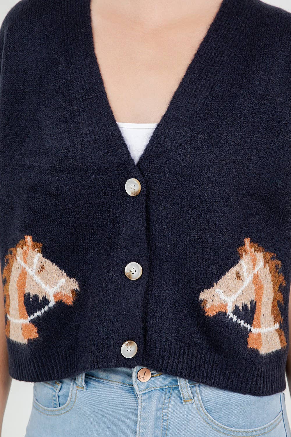 Horse &amp; Heritage Vest, Navy