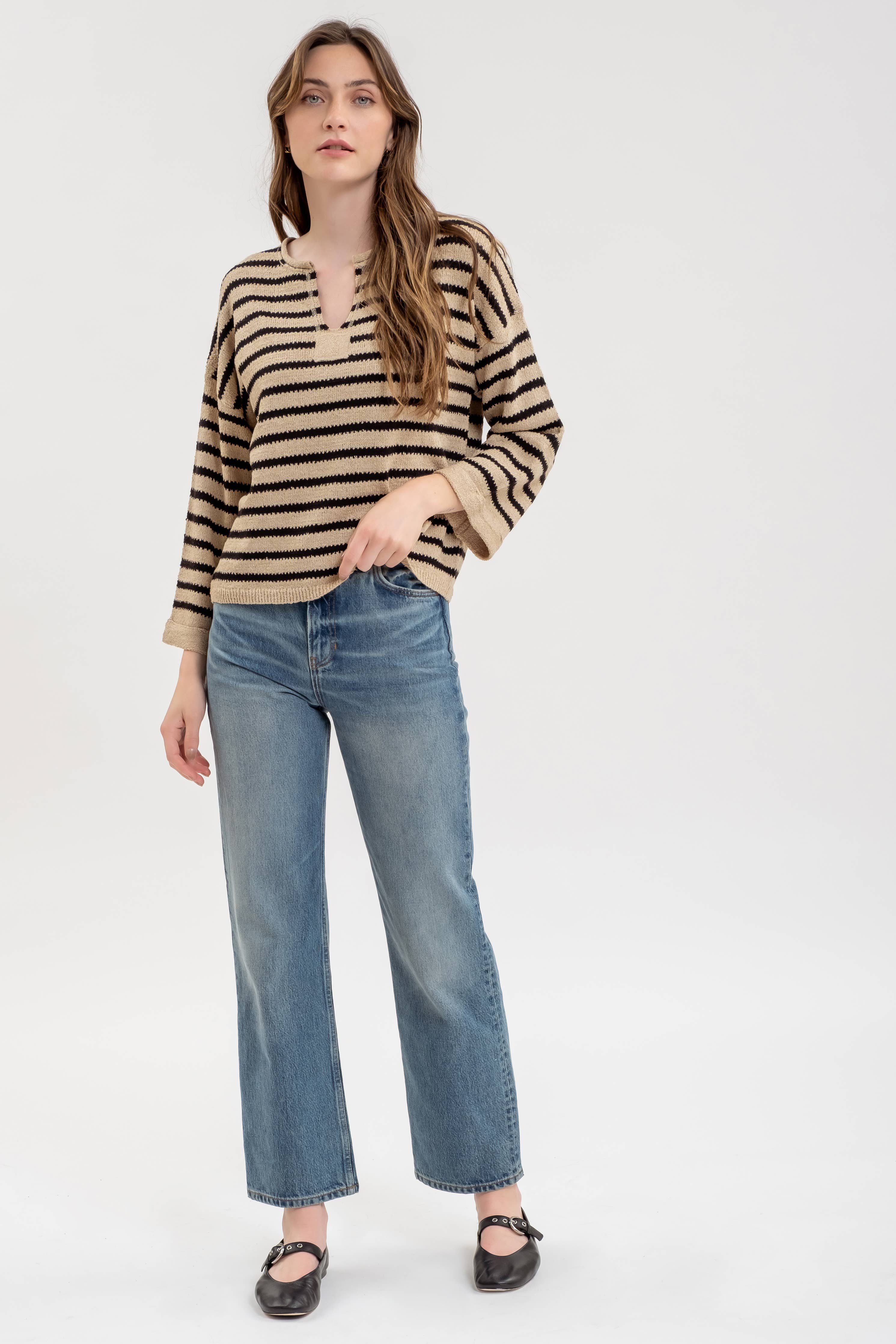 June Stripe Sweater