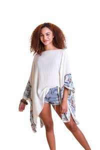 Tallulah Embroidered Poncho