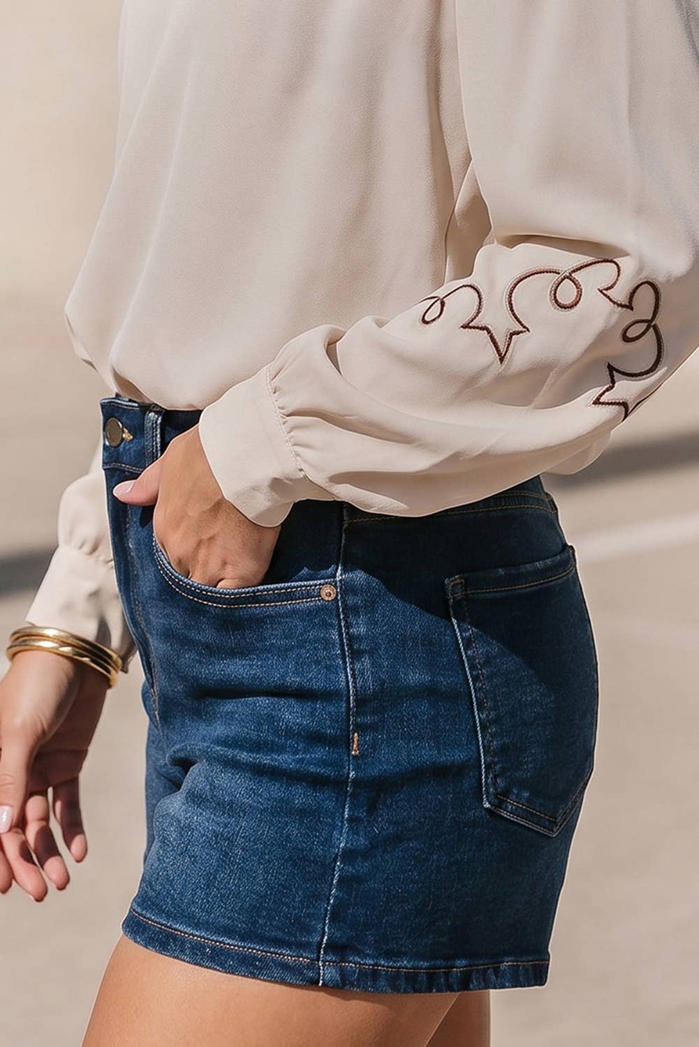 The Palo Duro Embroidered Blouse