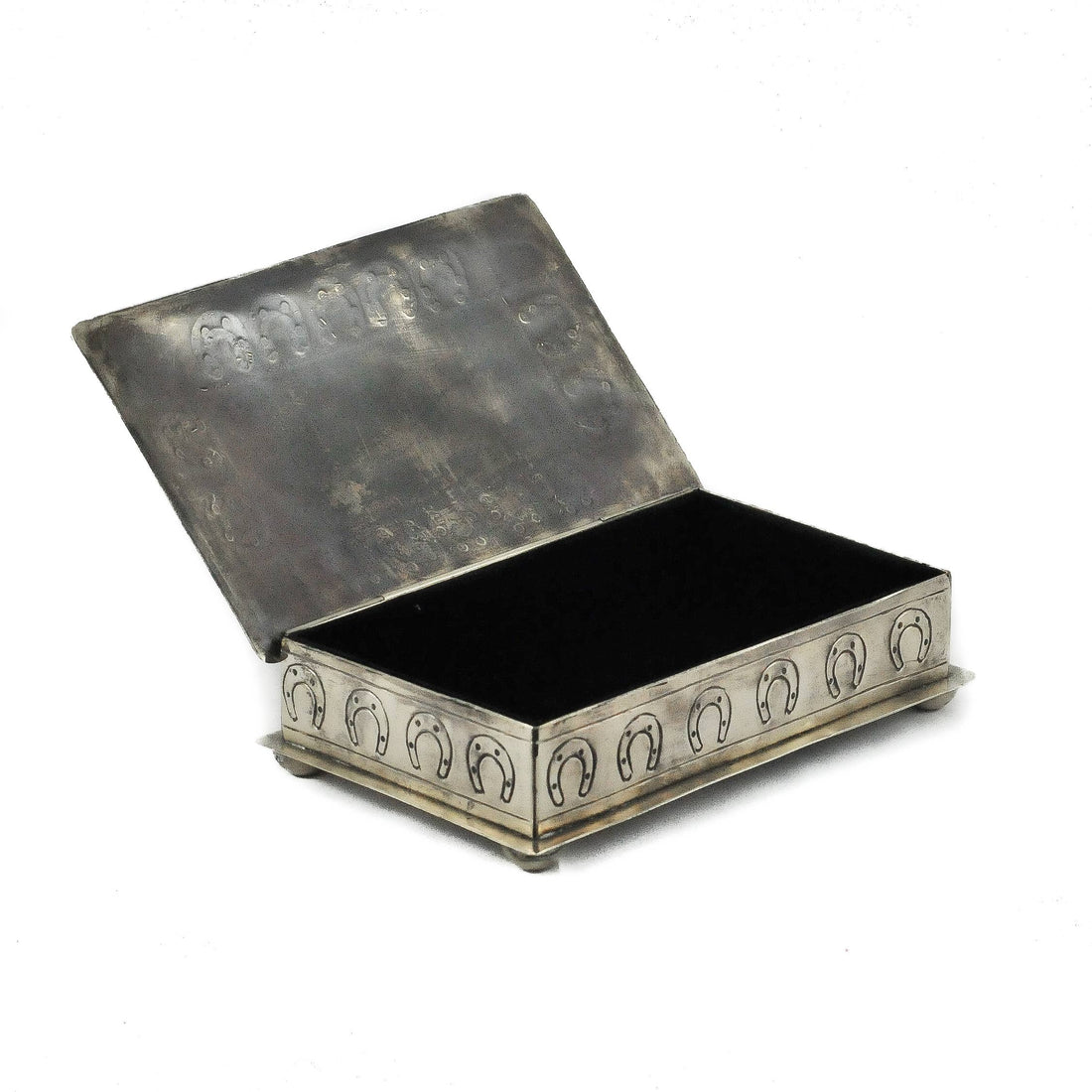 Silver Sky Horseshoe Box