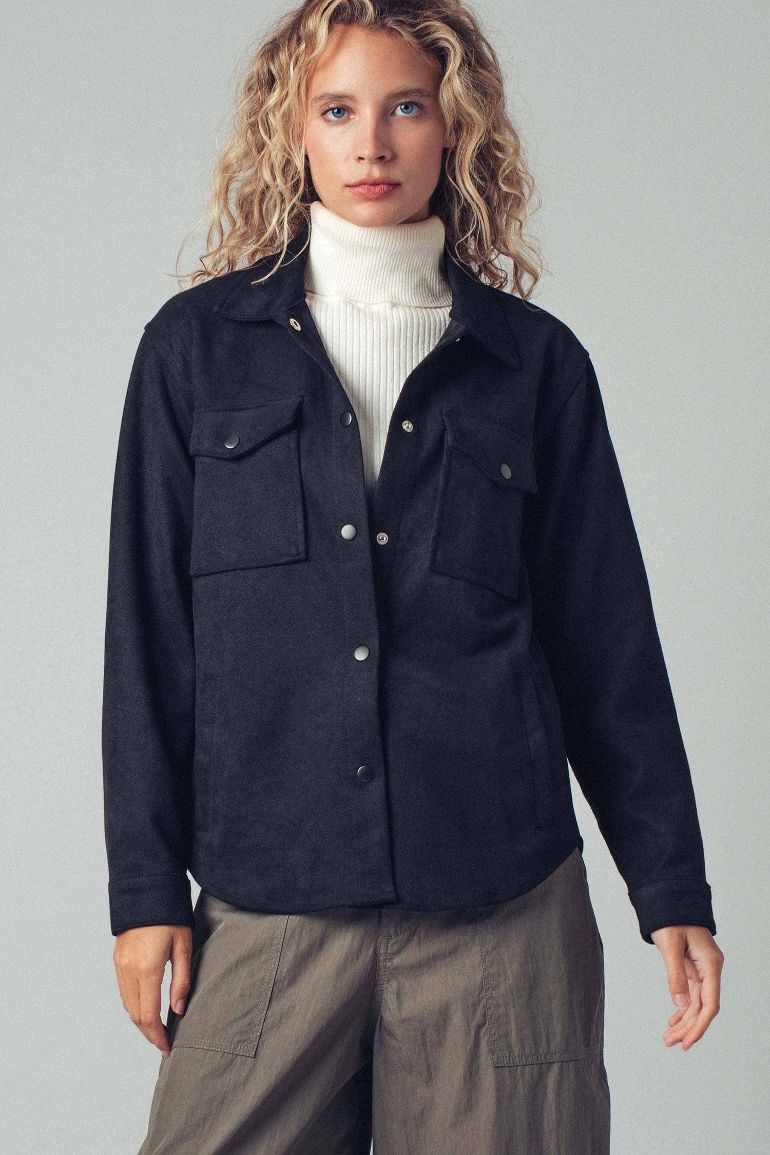 Blackwater Suede Shirt Jacket