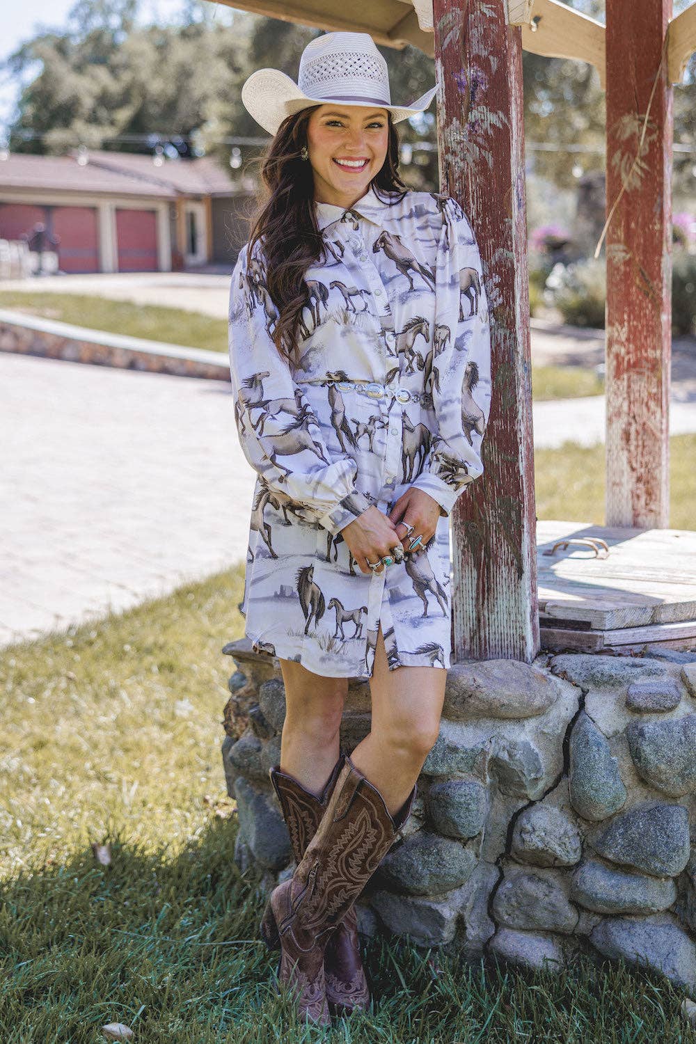 Kenzie Wild and Free Sand Dress