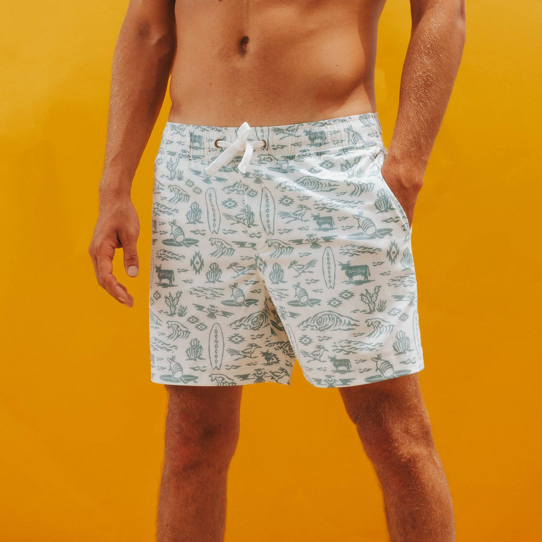 Sendero Southwest Waves Barton Boardshorts
