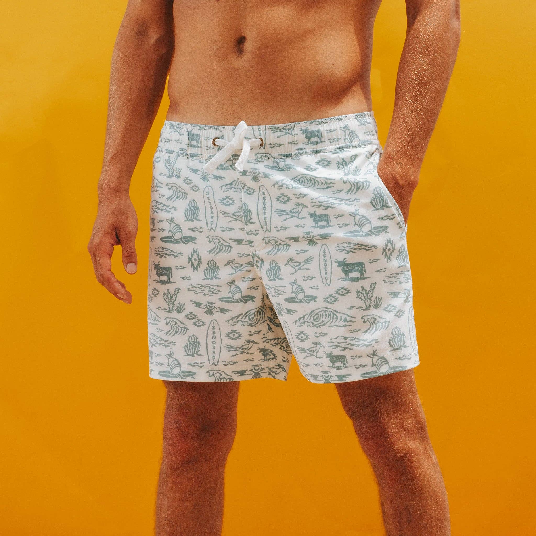 Sendero Southwest Waves Barton Boardshorts