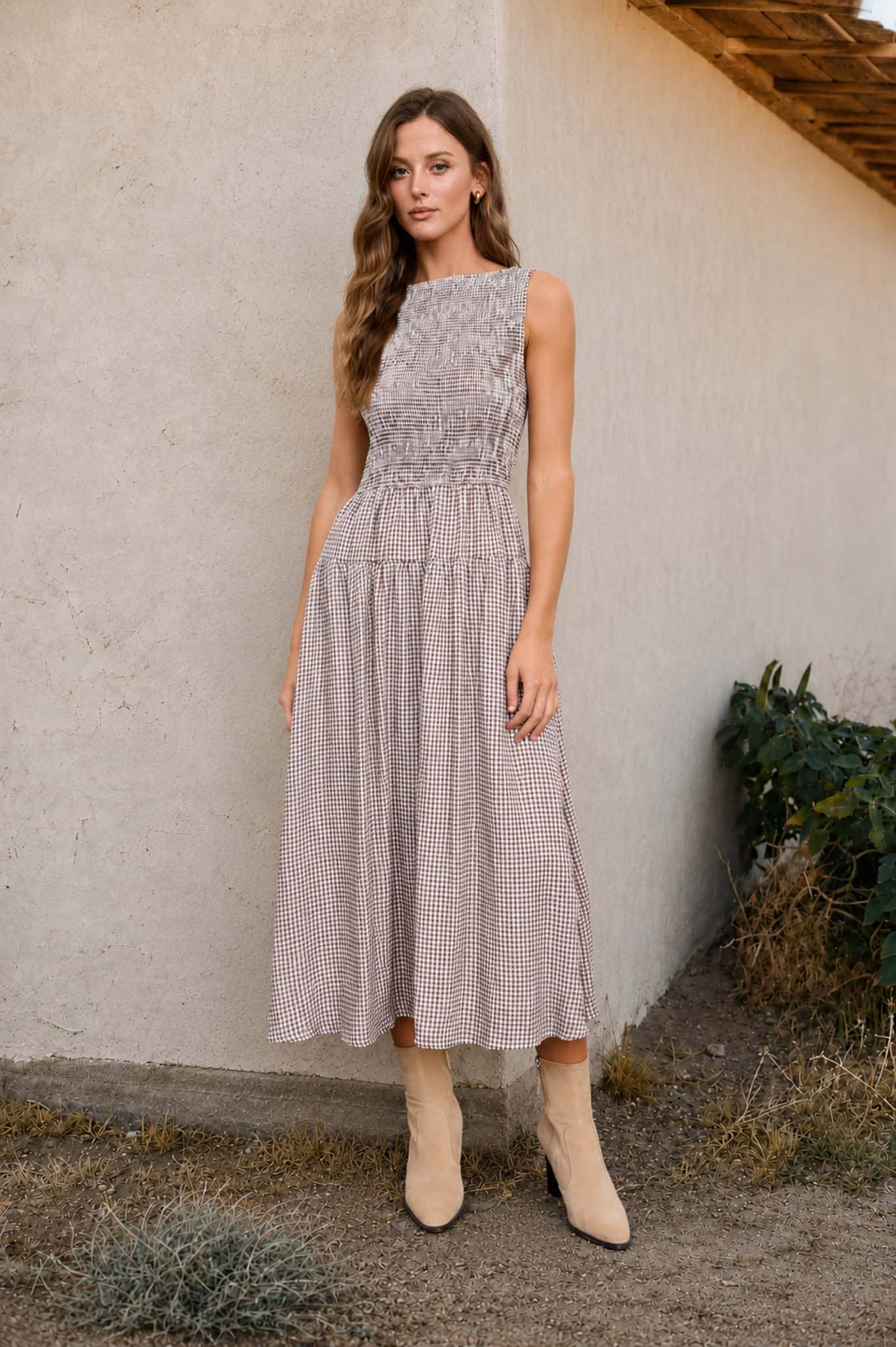 The Homestead Gingham Dress
