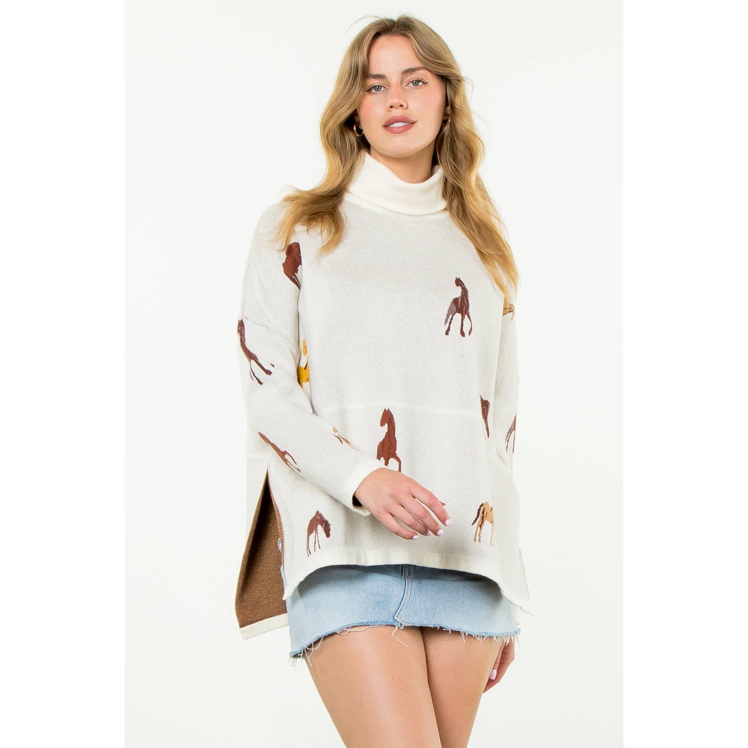 Heritage Herd Sweater, Ivory