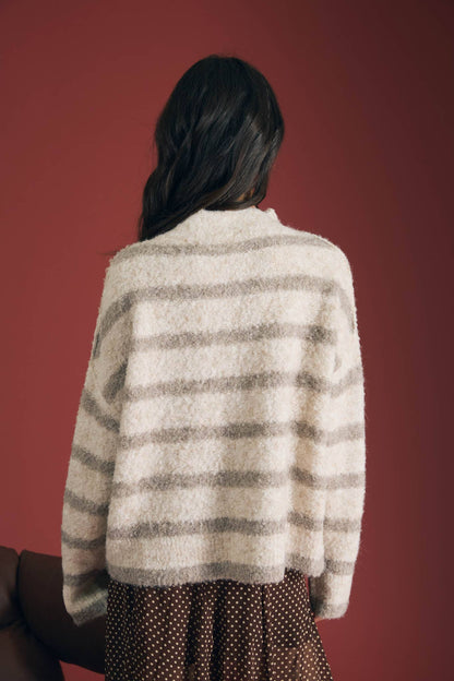 The Fireside Stripe Cardigan