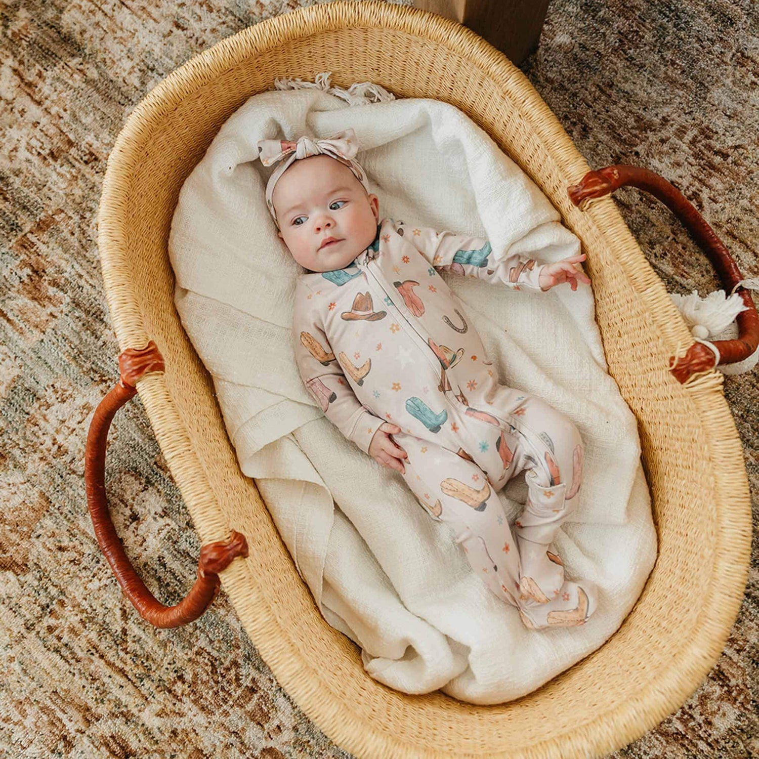 Cheyenne Zip-Up Footie Pajama