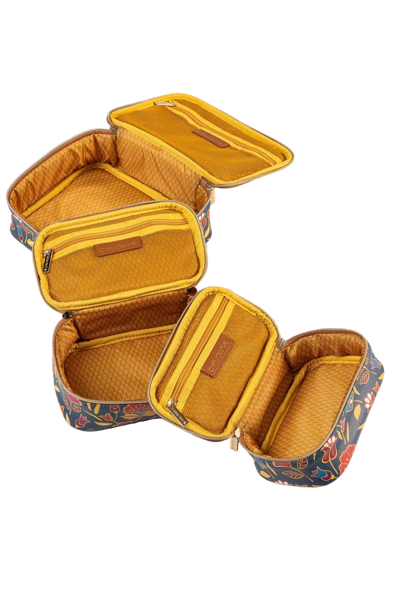Mountain Crow Floral Travel Case Set