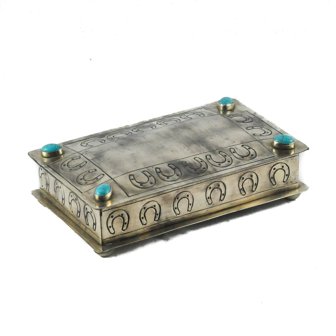 Silver Sky Horseshoe Box