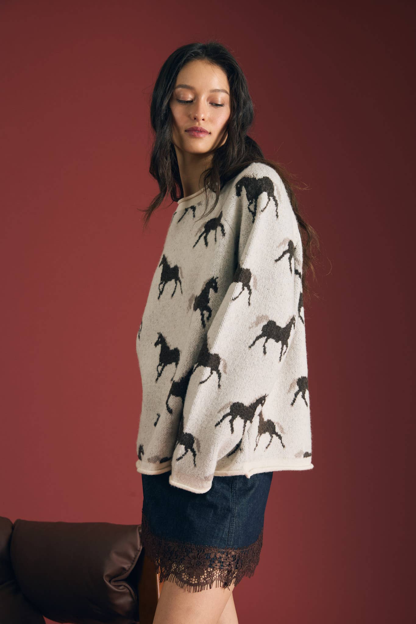 The Running Horse Sweater
