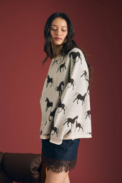 The Running Horse Sweater