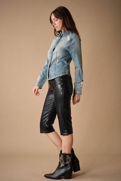 The High Country Embroidered Denim Shirt