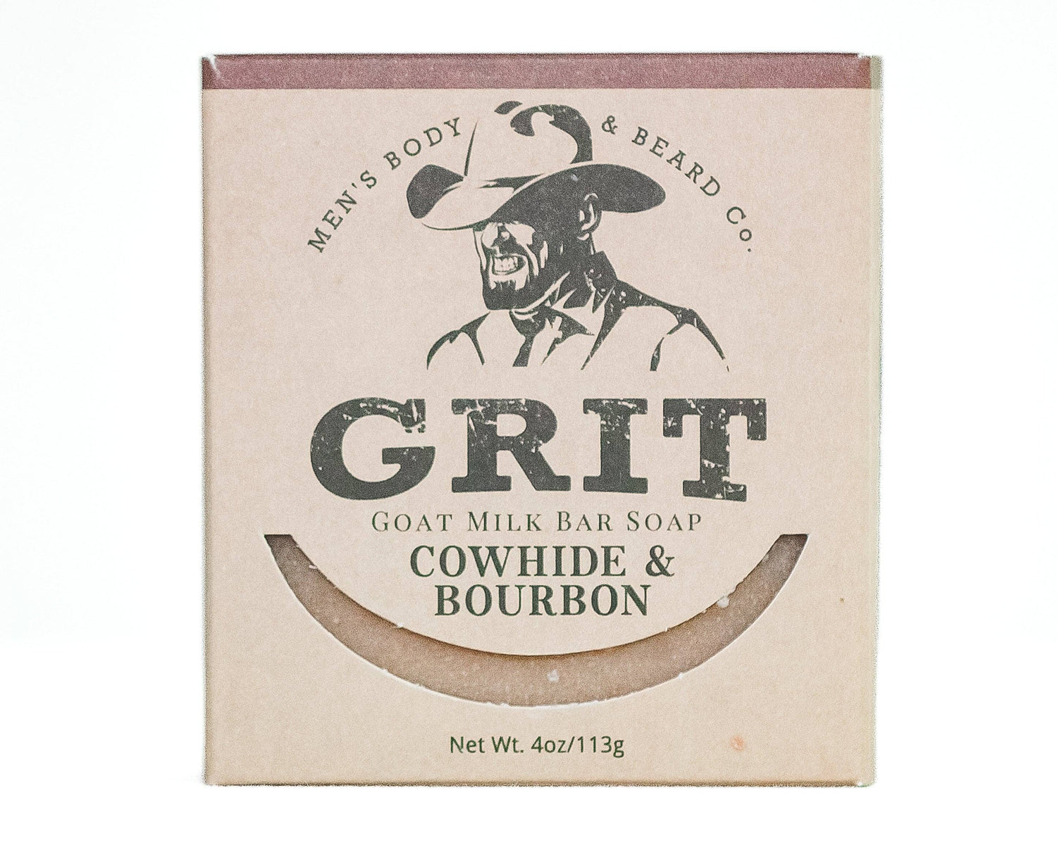 Cowhide &amp; Bourbon Goat Milk Bar Soap