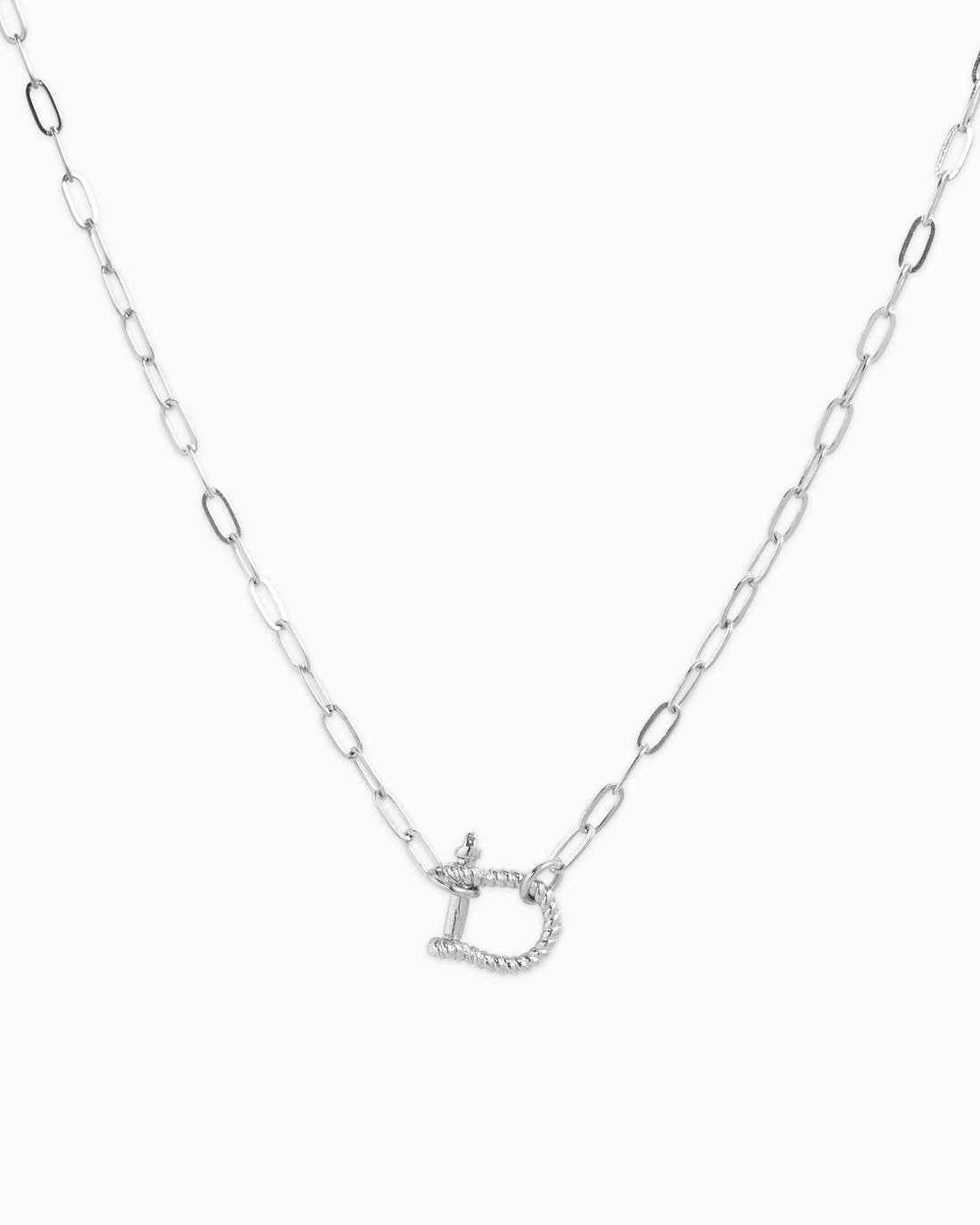 Heritage Link Necklace, Silver