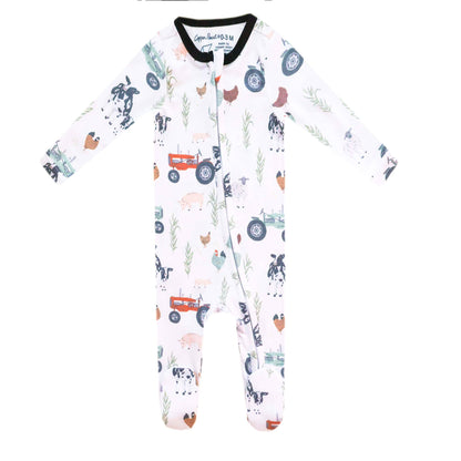 The Jo Zip-Up Footie Sleeper