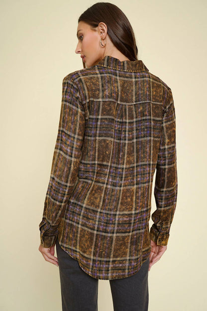 Neva Washed Plaid Shirt