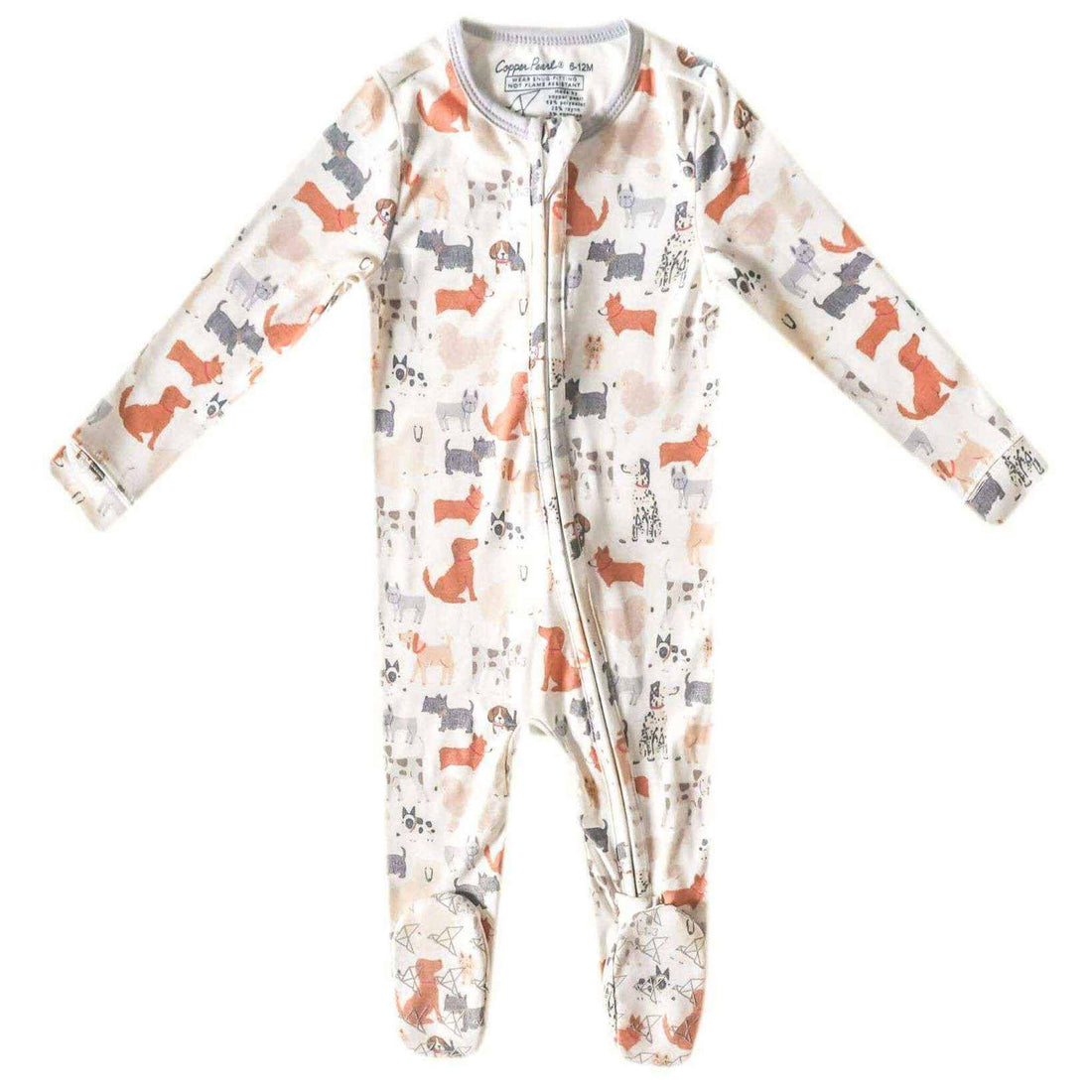 Rufus Zip-Up Footie Pajama