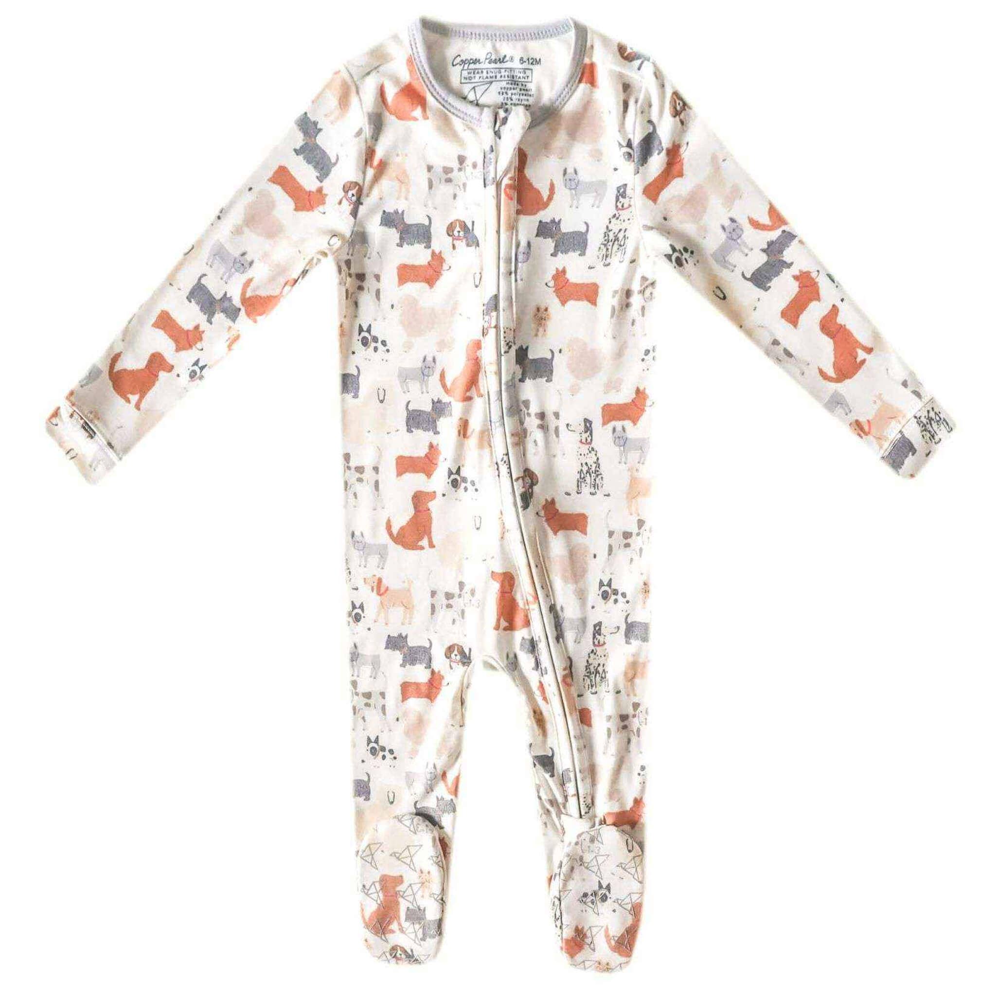 Rufus Zip-Up Footie Pajama