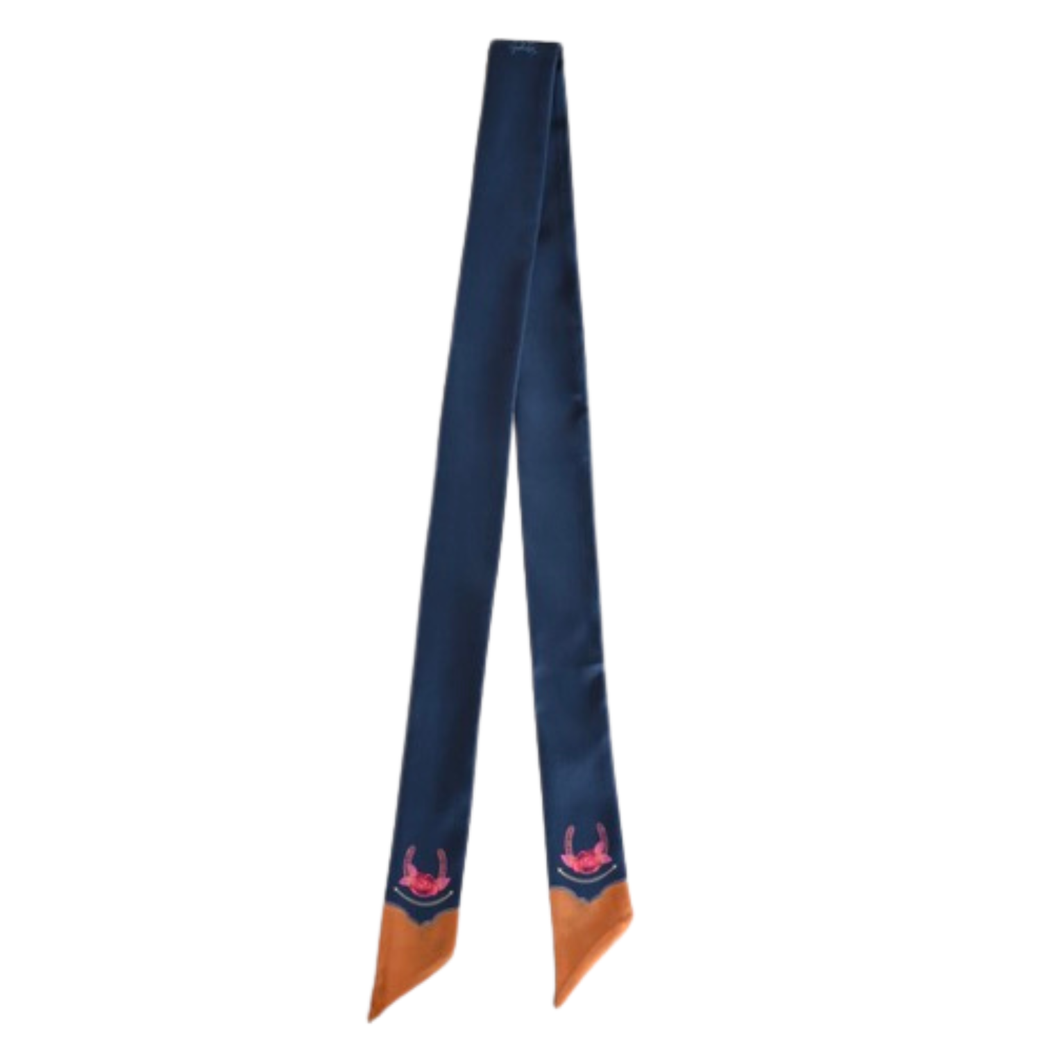Rodeo Rose Cowgirl Twilly – Midnight Blue
