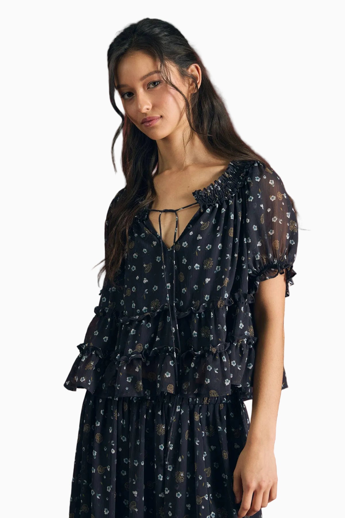 The Midnight Bloom Blouse