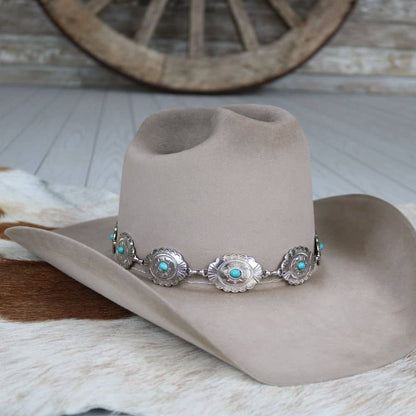 Silver Spur Hat Band