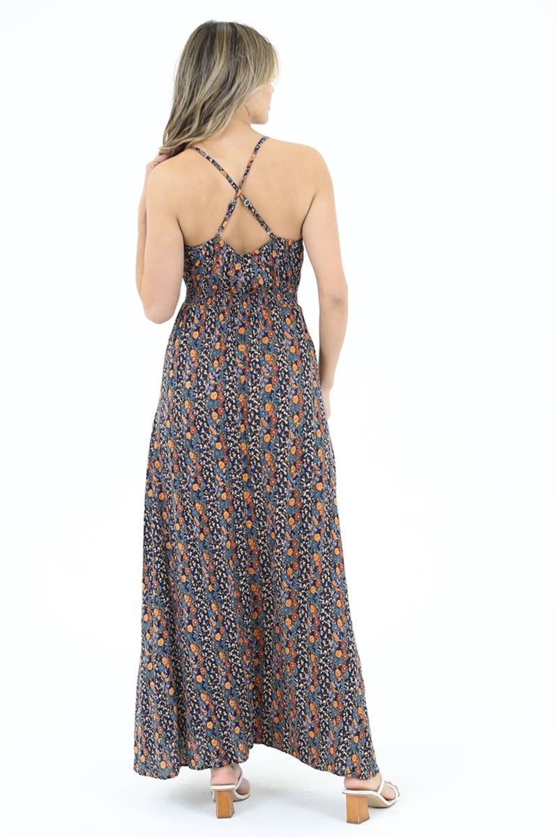 Midnight Meadow Maxi Dress
