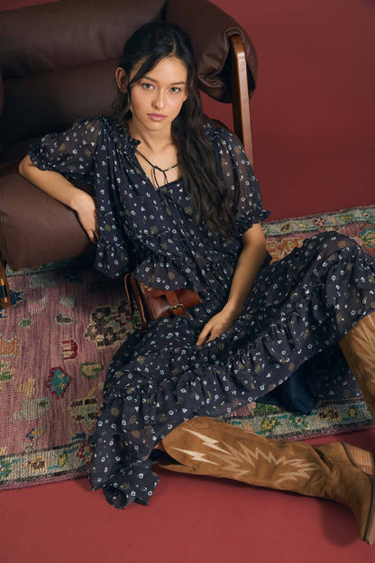 The Midnight Bloom Blouse