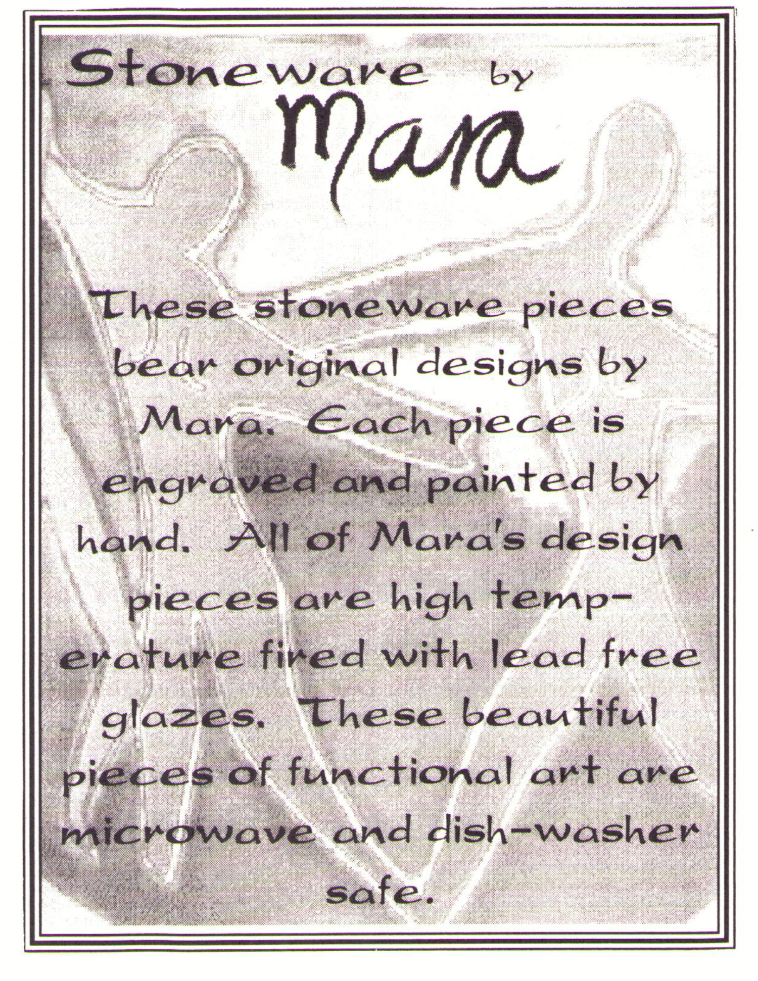 Mara Stoneware Pinetrees Mug