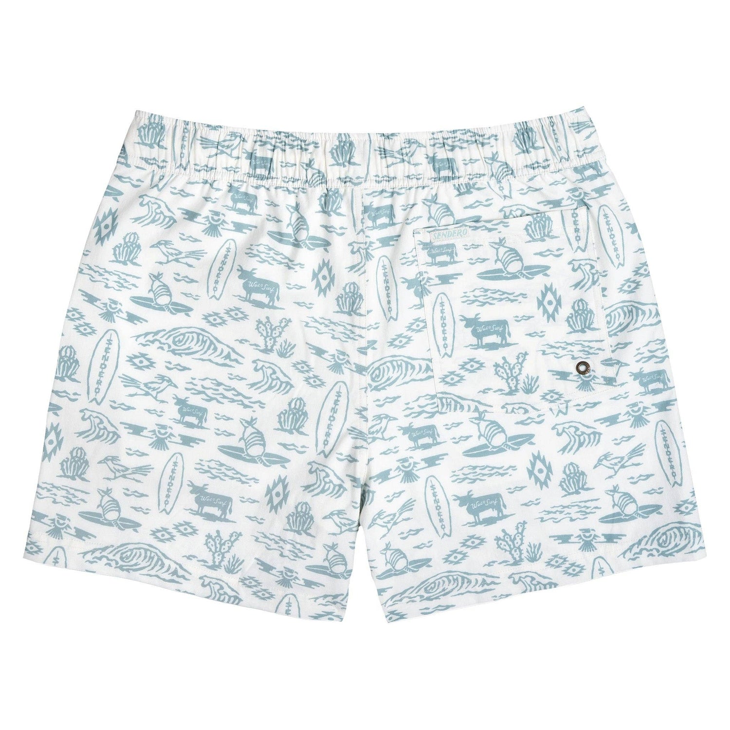 Sendero Southwest Waves Barton Boardshorts