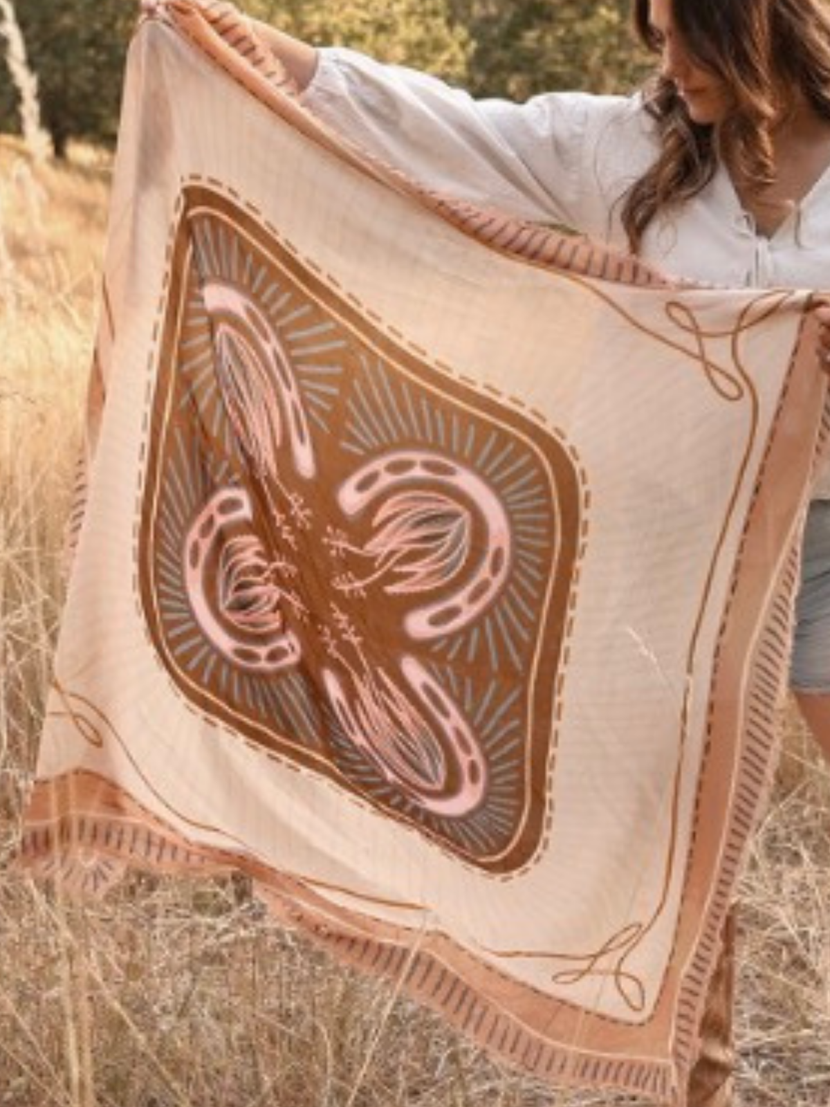 The Prairie Rose Bandana Wrap