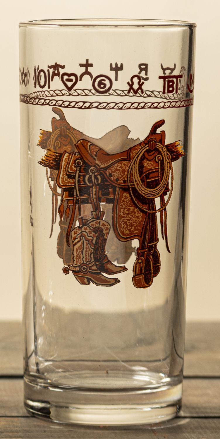Boots &amp; Saddle 16 oz Tumbler, Set of 4