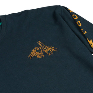 Shootin' Hand Sweatshirt: ¡Salud,  Navy