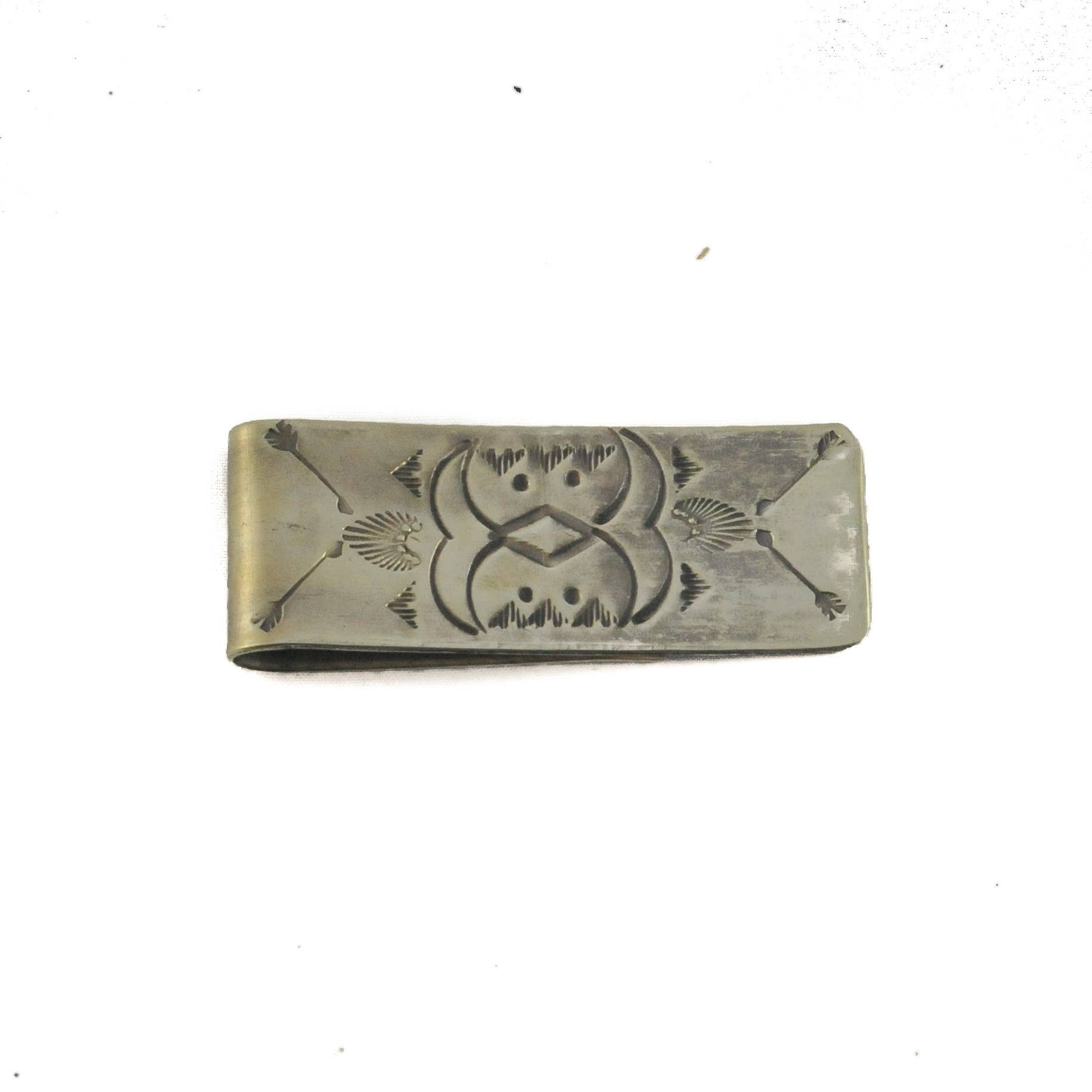 Stamped Money Clip, Axe