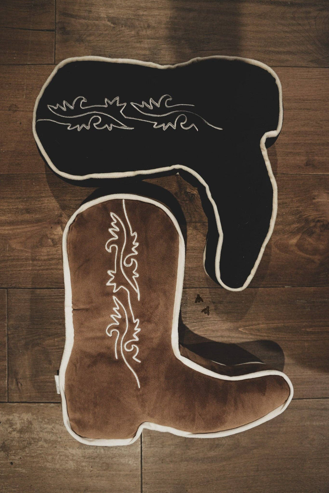 Snoozy Boot Pillow, Saddled Tan