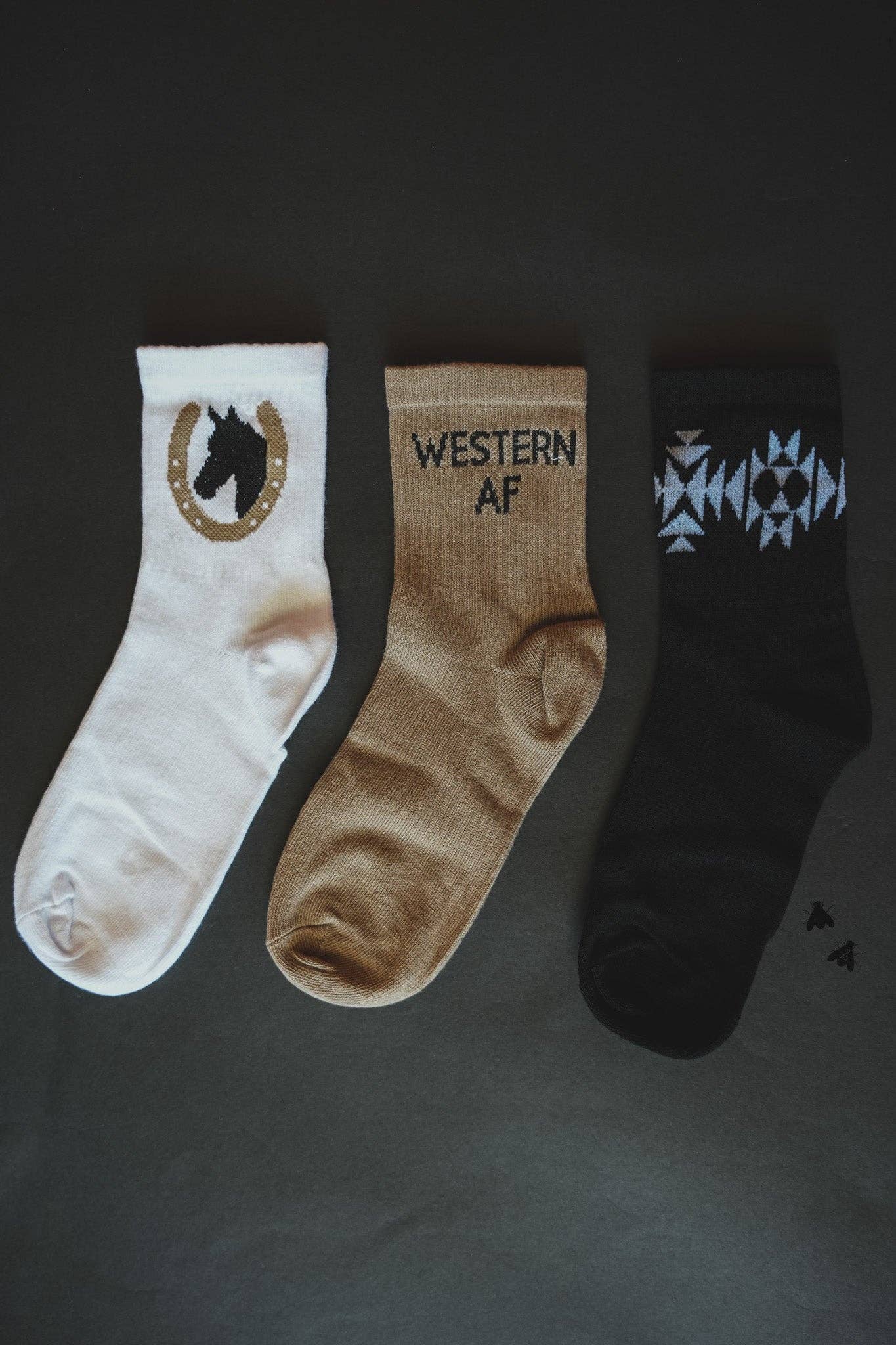 Sock Em Silly Western AF Socks