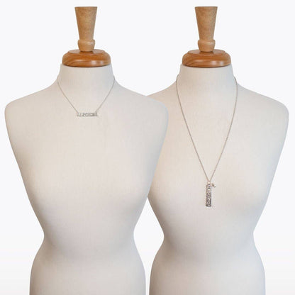 Horse Girl Dog Tag Necklace