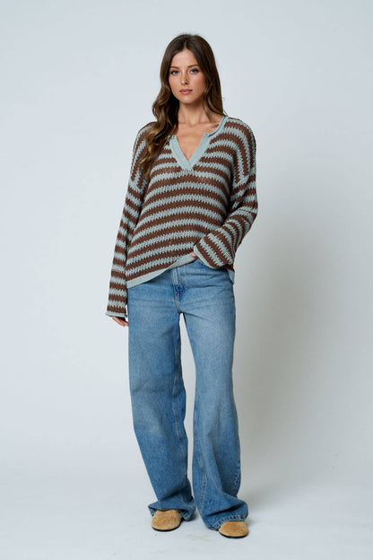The Big Sky Stripe Sweater