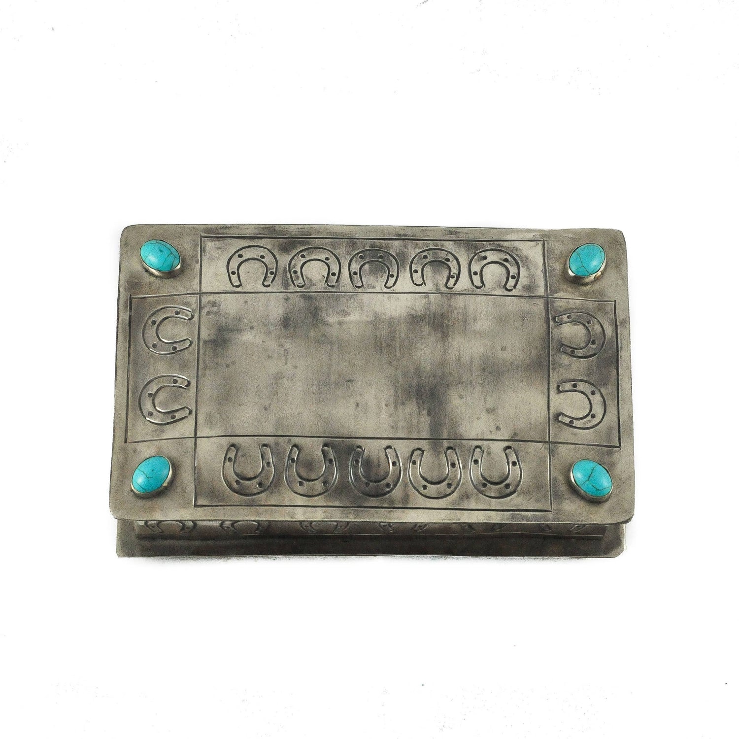 Silver Sky Horseshoe Box